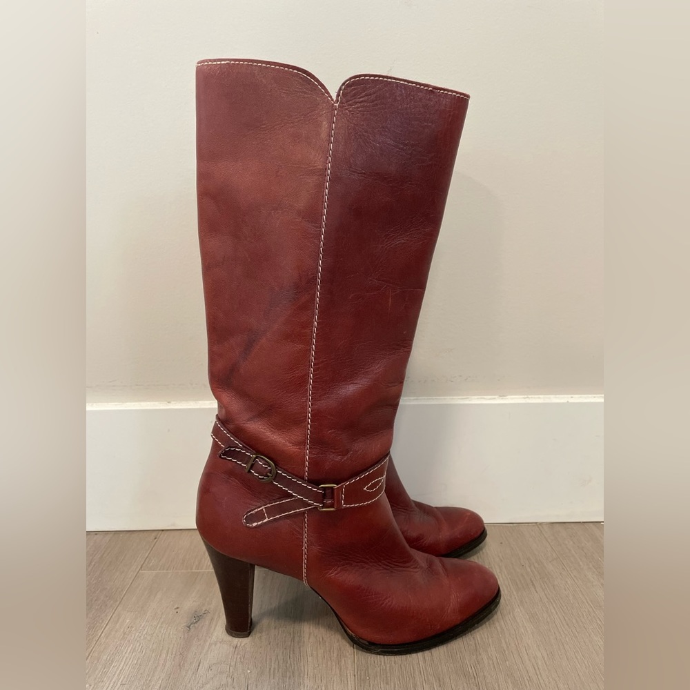 Burgundy Boots